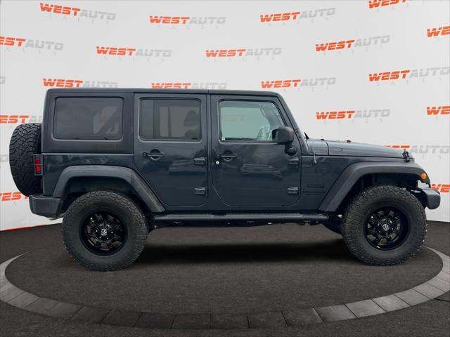 used 2016 Jeep Wrangler Unlimited car, priced at $21,748