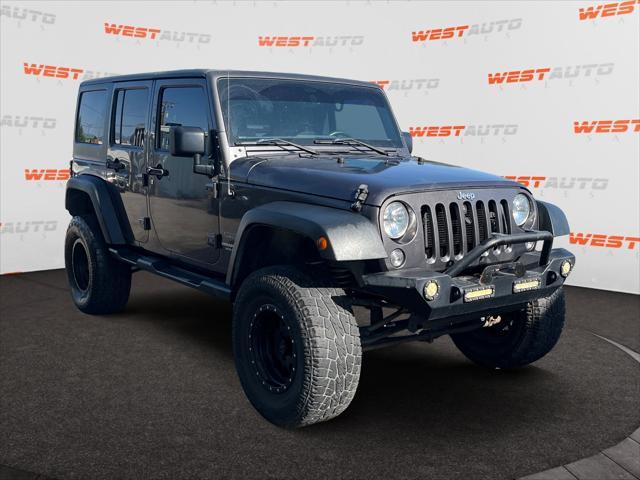 used 2016 Jeep Wrangler Unlimited car, priced at $21,242