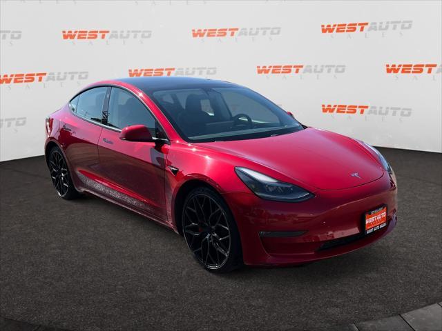 used 2021 Tesla Model 3 car, priced at $24,113