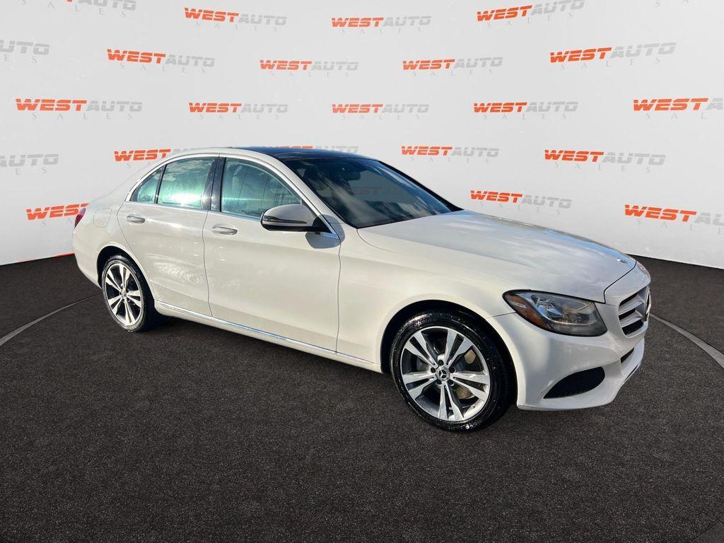 used 2018 Mercedes-Benz C-Class car, priced at $17,581