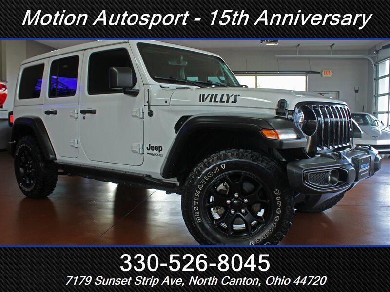 used 2021 Jeep Wrangler Unlimited car, priced at $29,989