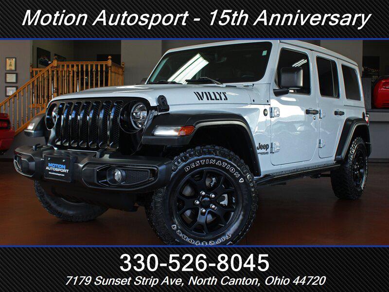 used 2021 Jeep Wrangler Unlimited car, priced at $29,989