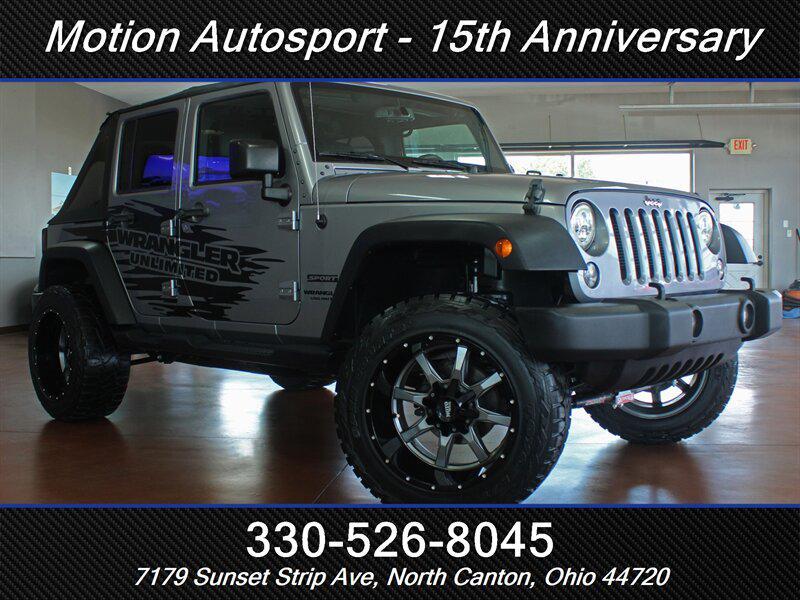 used 2017 Jeep Wrangler Unlimited car, priced at $21,995