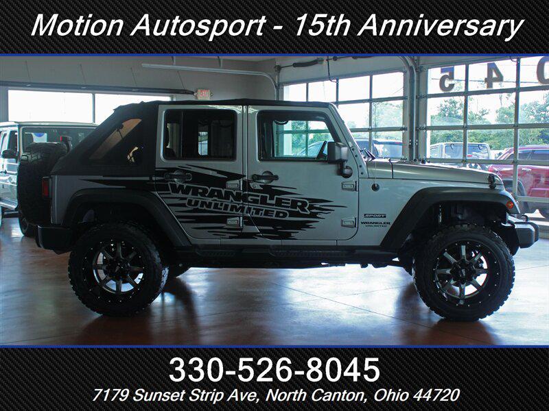 used 2017 Jeep Wrangler Unlimited car, priced at $21,995