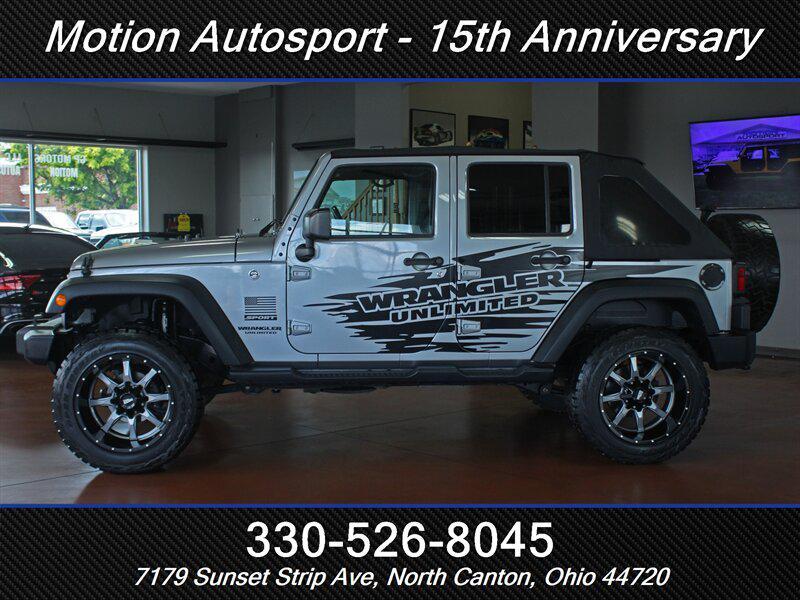 used 2017 Jeep Wrangler Unlimited car, priced at $21,995