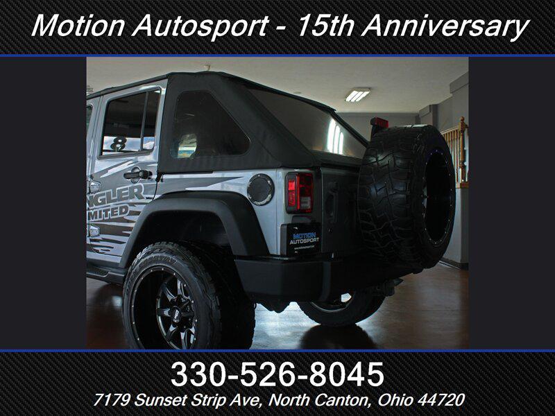 used 2017 Jeep Wrangler Unlimited car, priced at $21,995