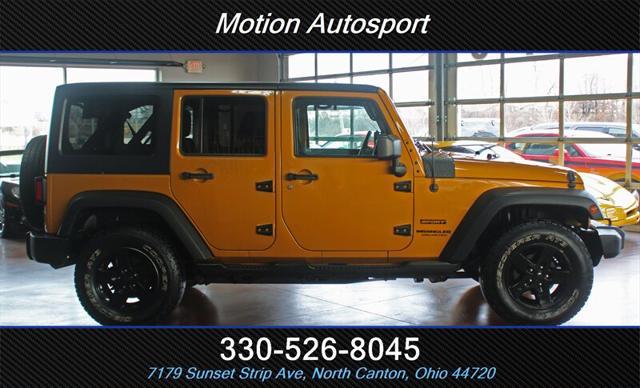 used 2014 Jeep Wrangler Unlimited car, priced at $17,886