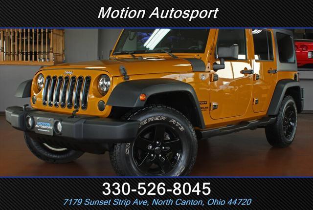 used 2014 Jeep Wrangler Unlimited car, priced at $17,886