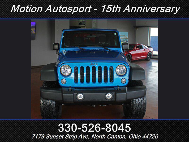 used 2015 Jeep Wrangler car, priced at $15,989