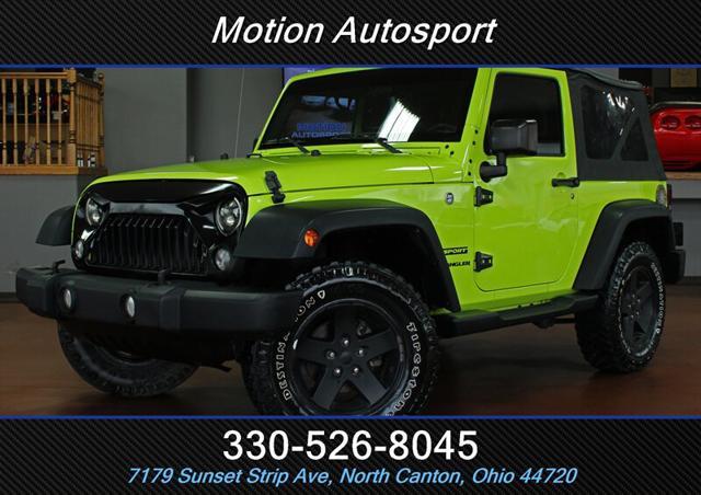 used 2016 Jeep Wrangler car, priced at $19,977