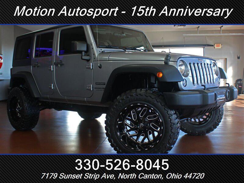 used 2018 Jeep Wrangler JK Unlimited car, priced at $24,978