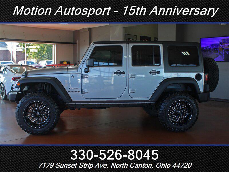 used 2018 Jeep Wrangler JK Unlimited car, priced at $24,978