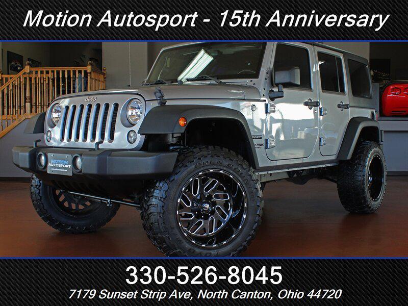 used 2018 Jeep Wrangler JK Unlimited car, priced at $24,978