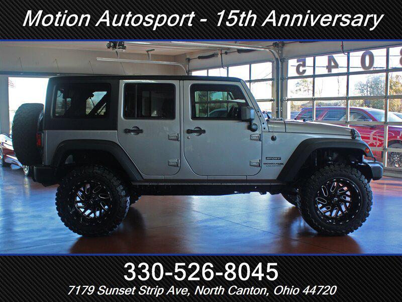 used 2018 Jeep Wrangler JK Unlimited car, priced at $24,978