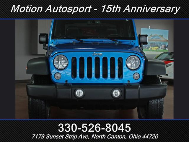 used 2015 Jeep Wrangler car, priced at $21,966