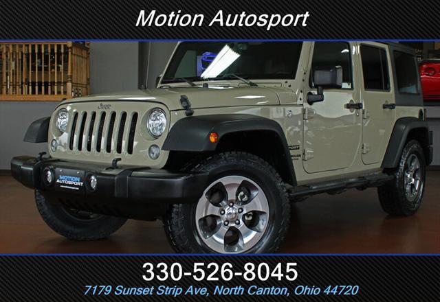 used 2017 Jeep Wrangler Unlimited car, priced at $23,966