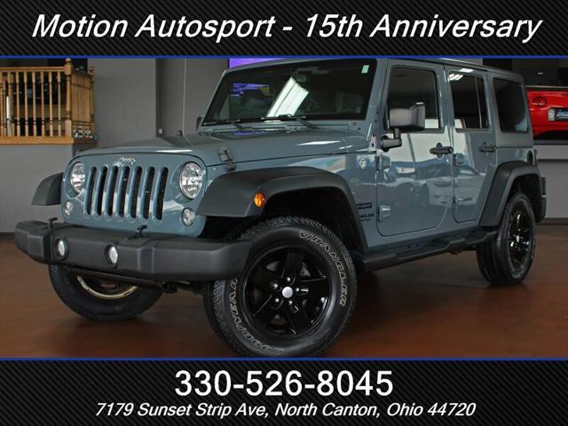 used 2014 Jeep Wrangler Unlimited car, priced at $18,947