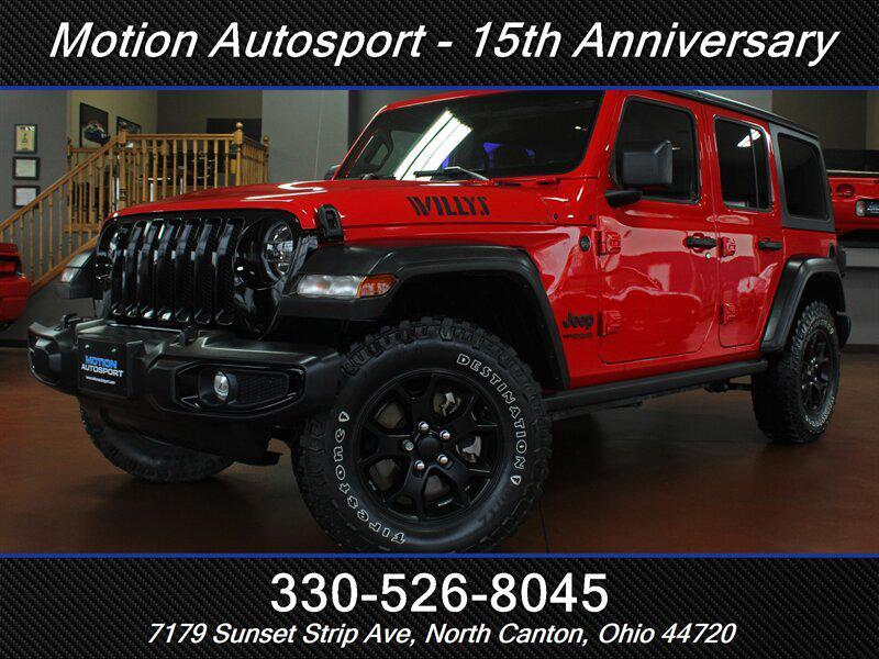 used 2021 Jeep Wrangler car, priced at $27,988