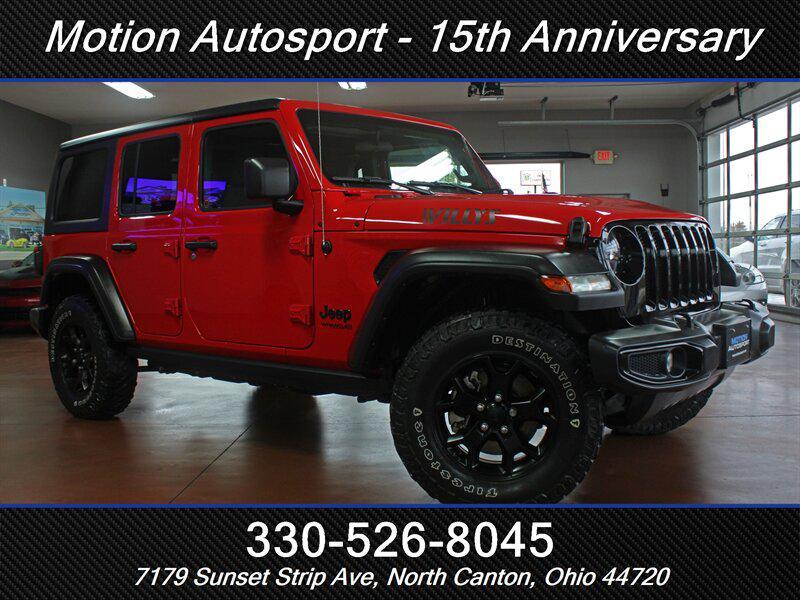 used 2021 Jeep Wrangler car, priced at $27,988