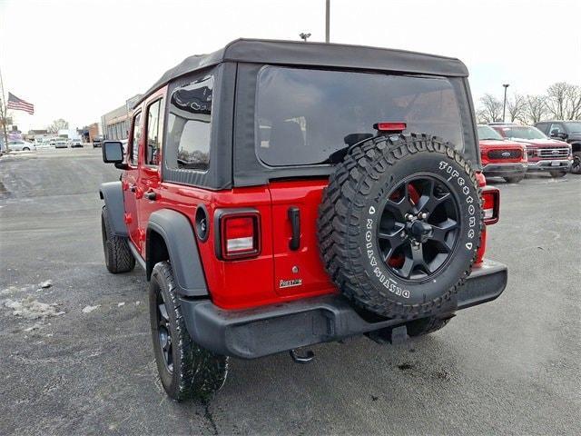 used 2021 Jeep Wrangler Unlimited car, priced at $29,642