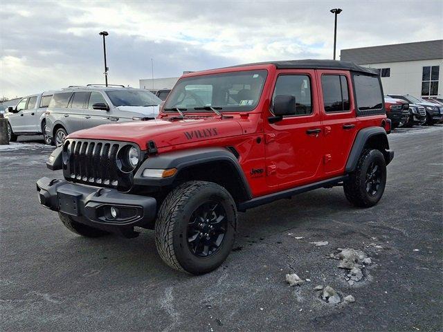 used 2021 Jeep Wrangler Unlimited car, priced at $29,642