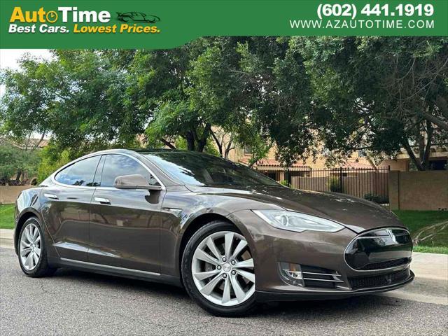 used 2014 Tesla Model S car, priced at $18,700