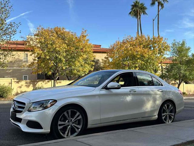 used 2015 Mercedes-Benz C-Class car, priced at $15,000