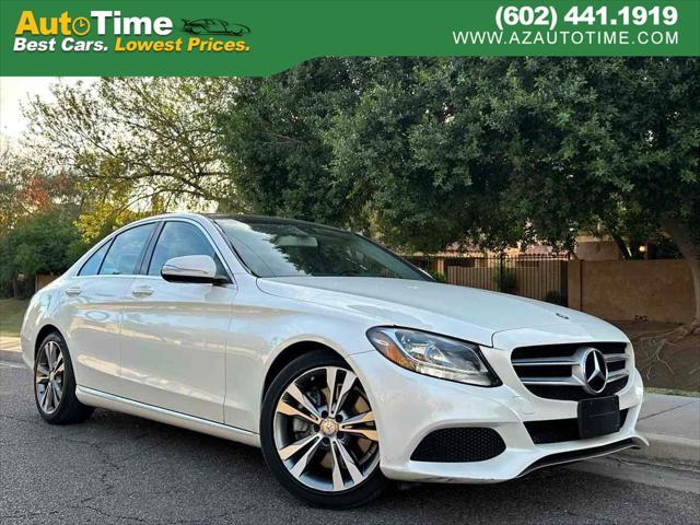 used 2015 Mercedes-Benz C-Class car, priced at $15,000