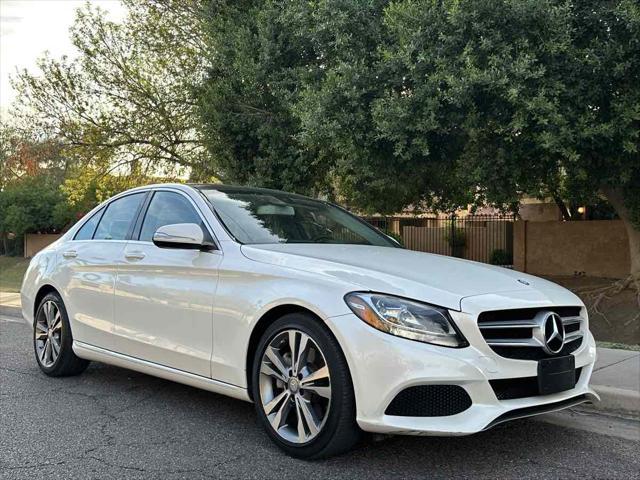 used 2015 Mercedes-Benz C-Class car, priced at $15,000