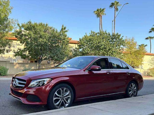 used 2018 Mercedes-Benz C-Class car, priced at $20,100