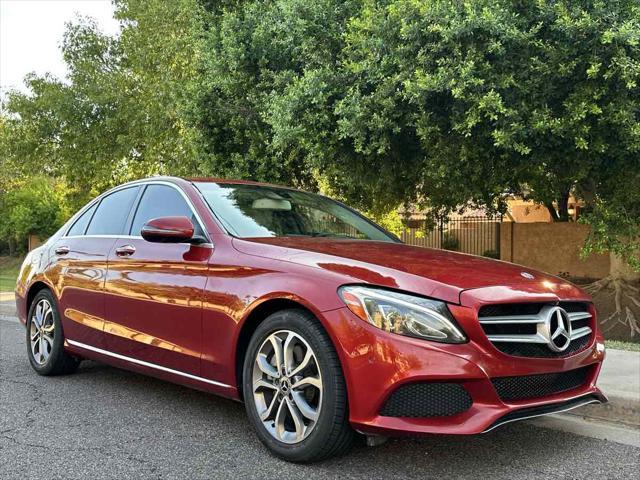 used 2018 Mercedes-Benz C-Class car, priced at $20,100