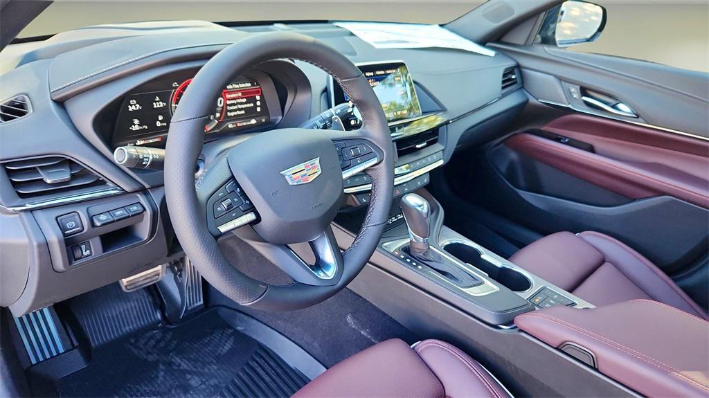 new 2025 Cadillac CT4 car, priced at $46,181