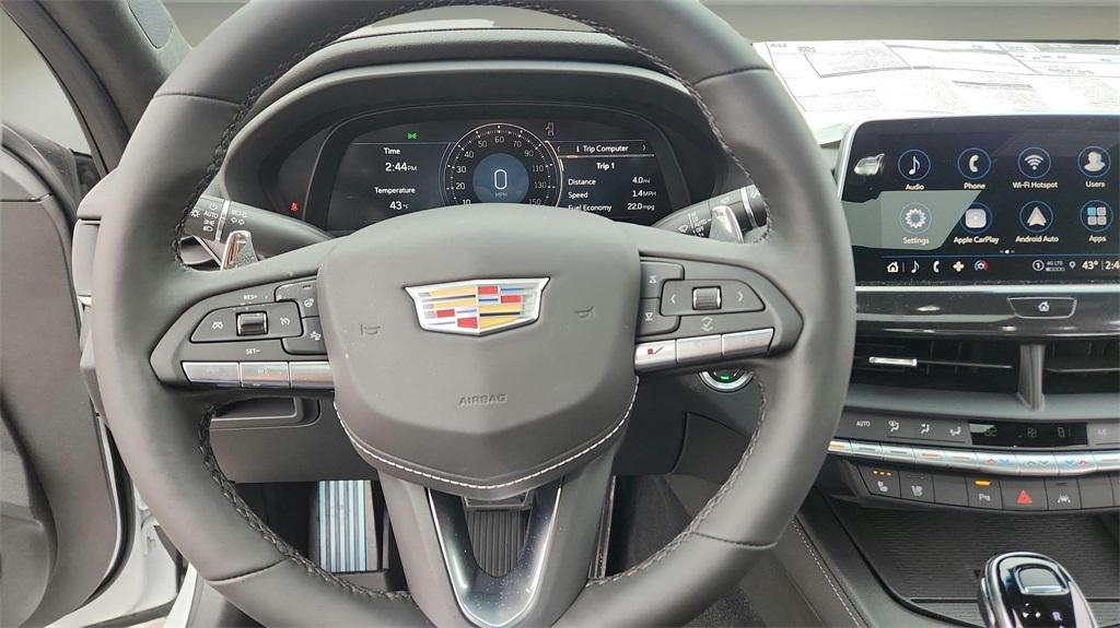 new 2025 Cadillac CT4-V car, priced at $55,549