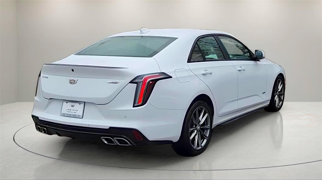 new 2025 Cadillac CT4-V car, priced at $55,549