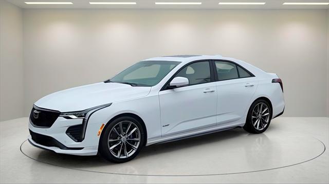 new 2025 Cadillac CT4-V car, priced at $55,549
