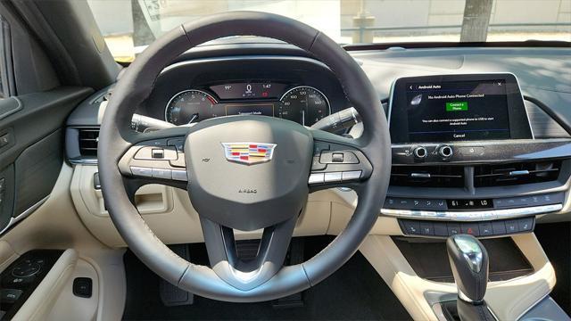 new 2025 Cadillac CT4 car, priced at $44,815