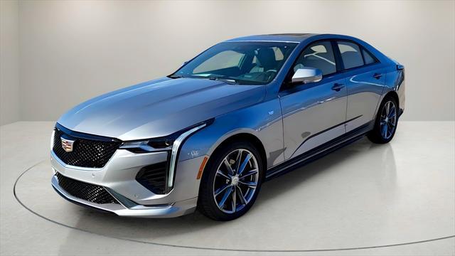 new 2025 Cadillac CT4 car, priced at $46,150