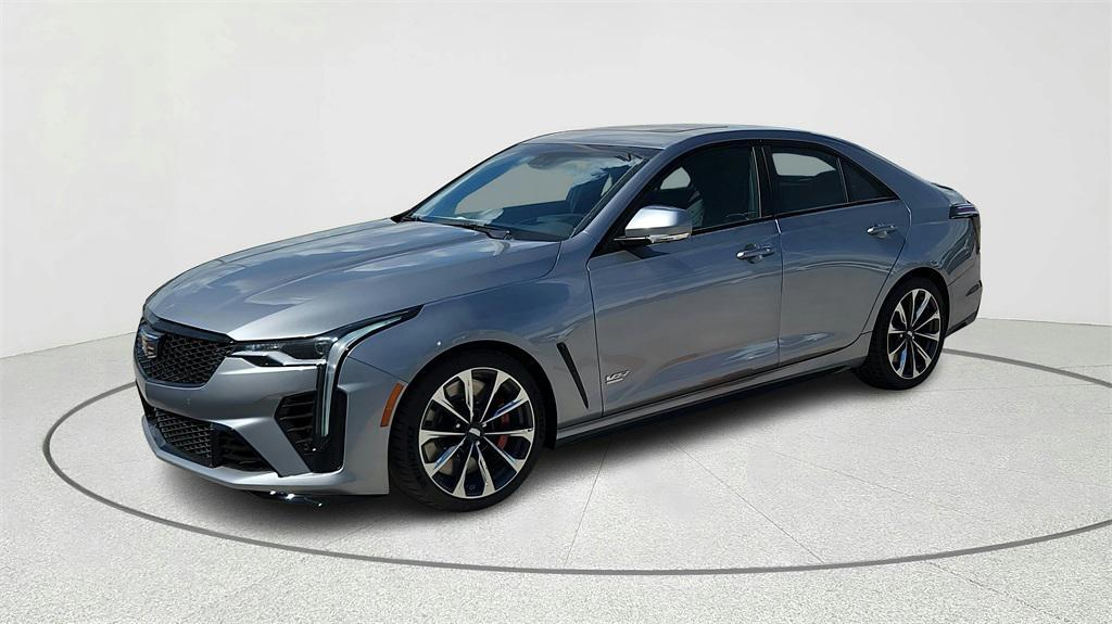 new 2026 Cadillac CT4-V car, priced at $77,379