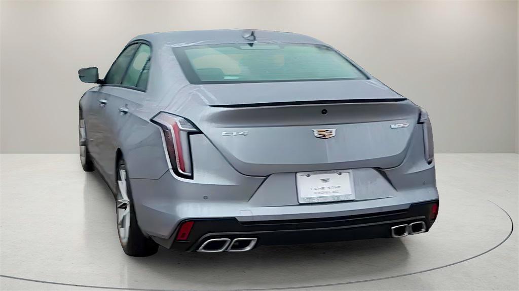new 2025 Cadillac CT4-V car, priced at $55,050