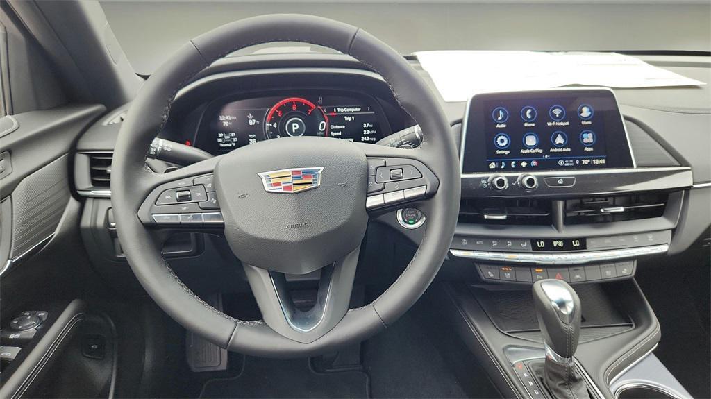 new 2025 Cadillac CT4 car, priced at $45,340
