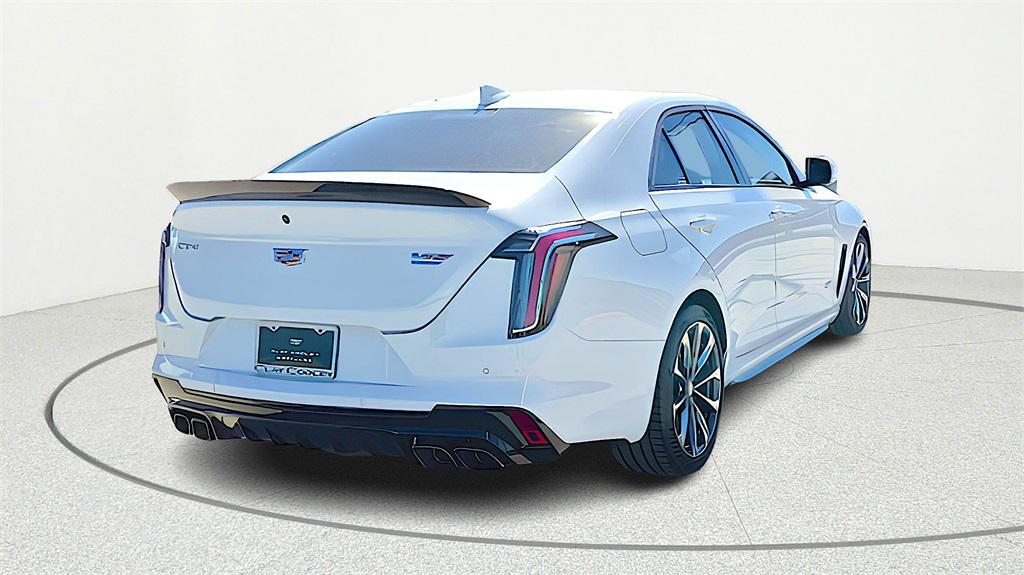 new 2026 Cadillac CT4-V car, priced at $76,754