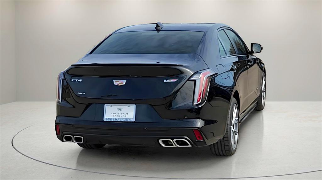 new 2025 Cadillac CT4-V car, priced at $56,099