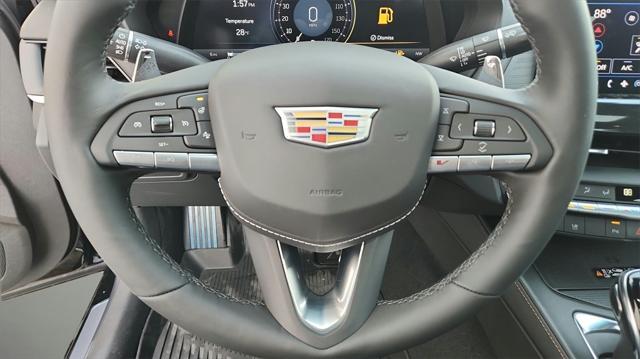 new 2025 Cadillac CT4-V car, priced at $56,099