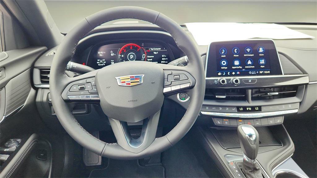 new 2025 Cadillac CT4 car, priced at $46,150