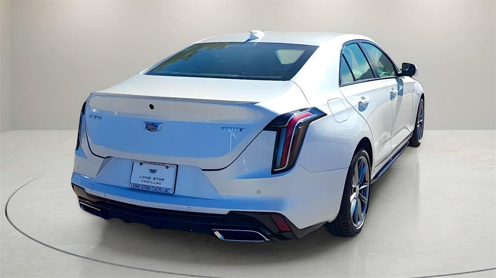 new 2025 Cadillac CT4 car, priced at $46,025