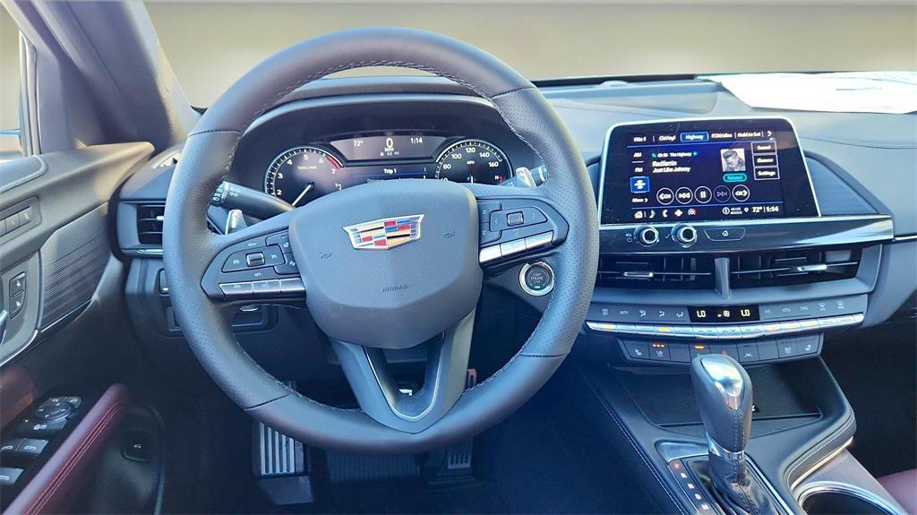 new 2025 Cadillac CT4 car, priced at $46,025