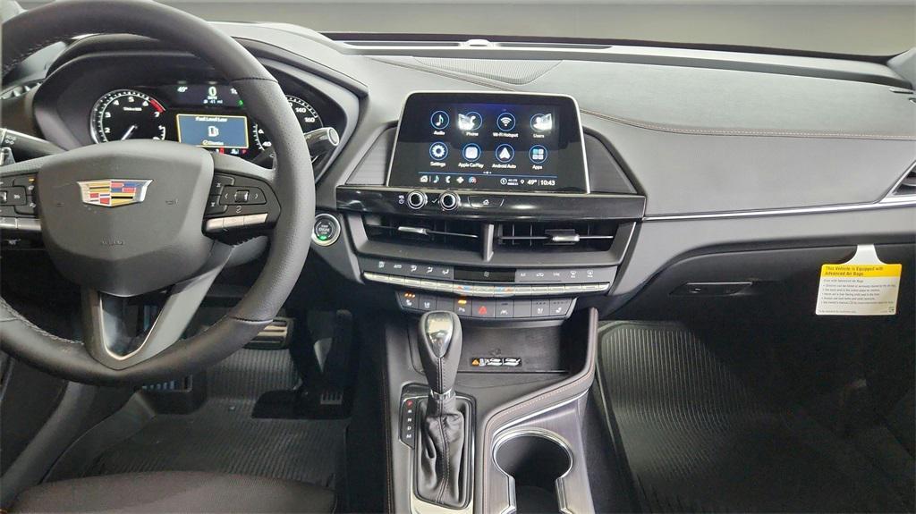 new 2025 Cadillac CT4 car, priced at $47,744