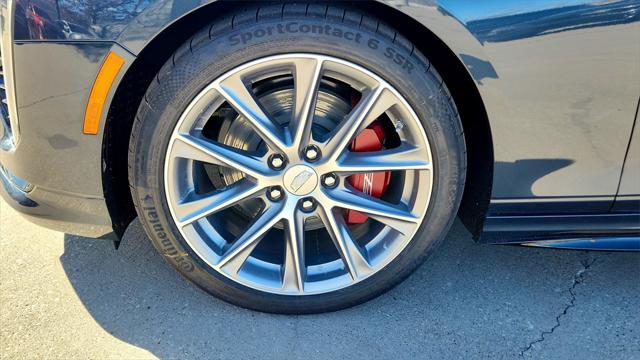new 2025 Cadillac CT4-V car, priced at $58,184