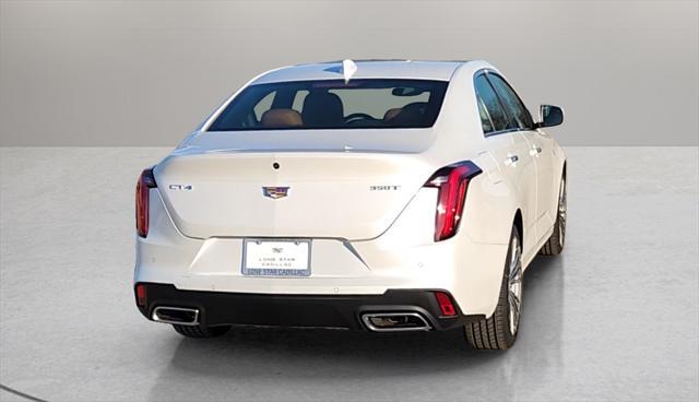 new 2025 Cadillac CT4 car, priced at $45,544