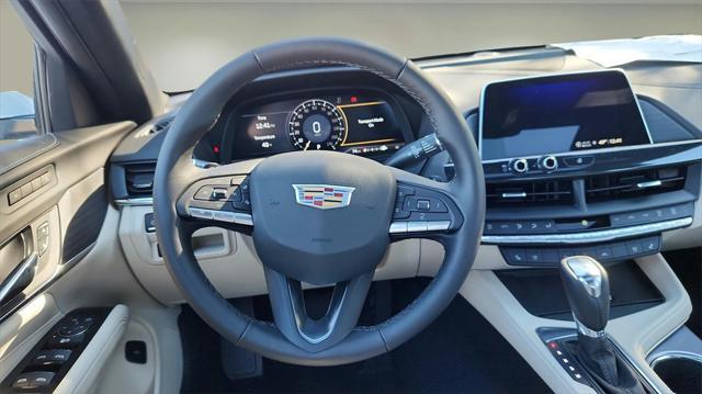 new 2025 Cadillac CT4 car, priced at $44,215